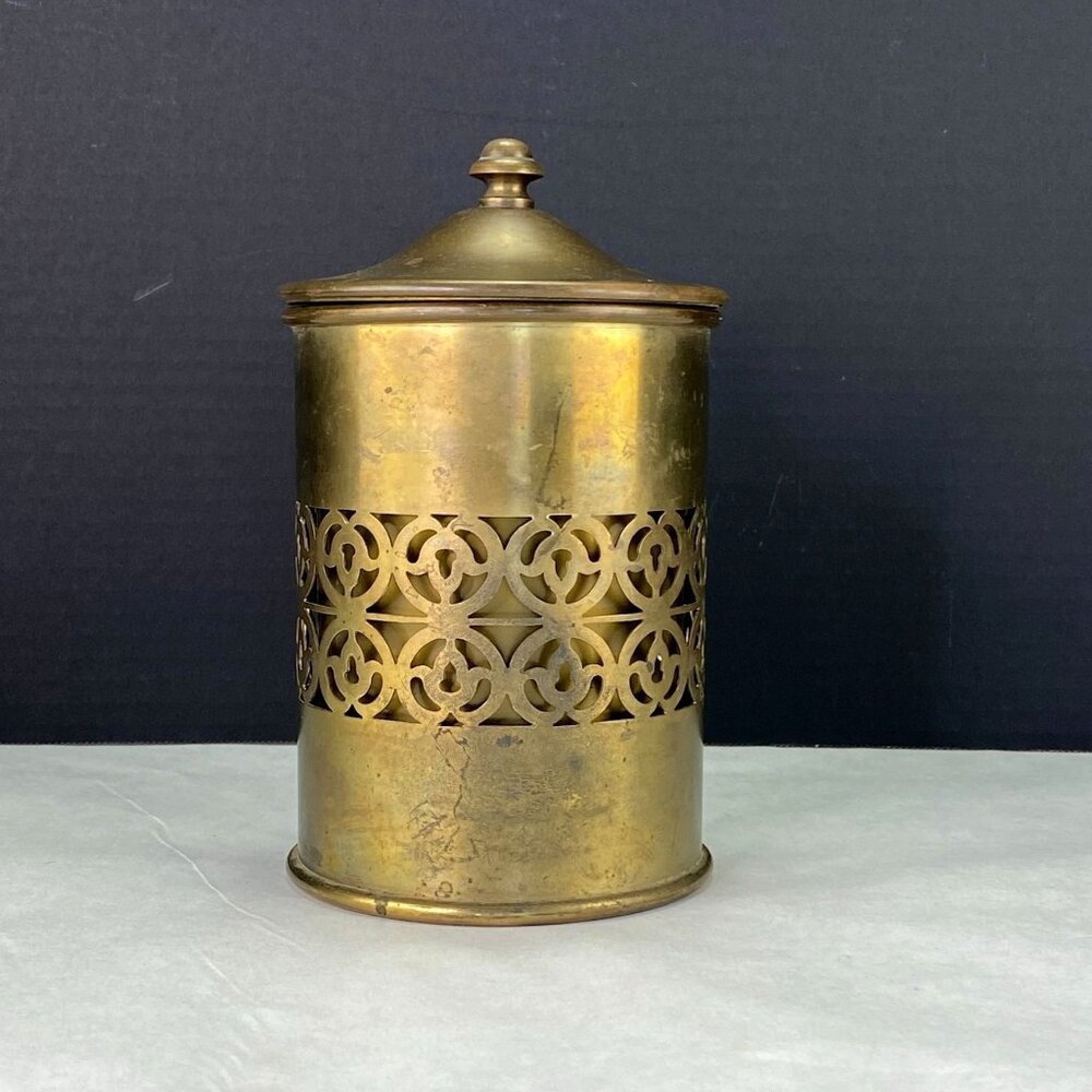 Vintage Bradley Hubbard Humidor Tobacco Jar - Picture 2 of 12